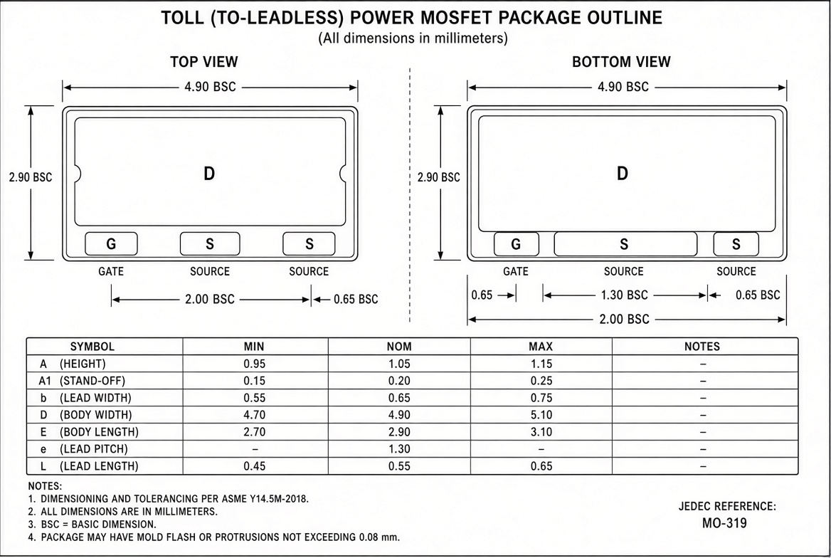CV-SiC-650-25 package outline